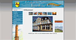 Desktop Screenshot of haus-justitia.de