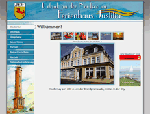 Tablet Screenshot of haus-justitia.de
